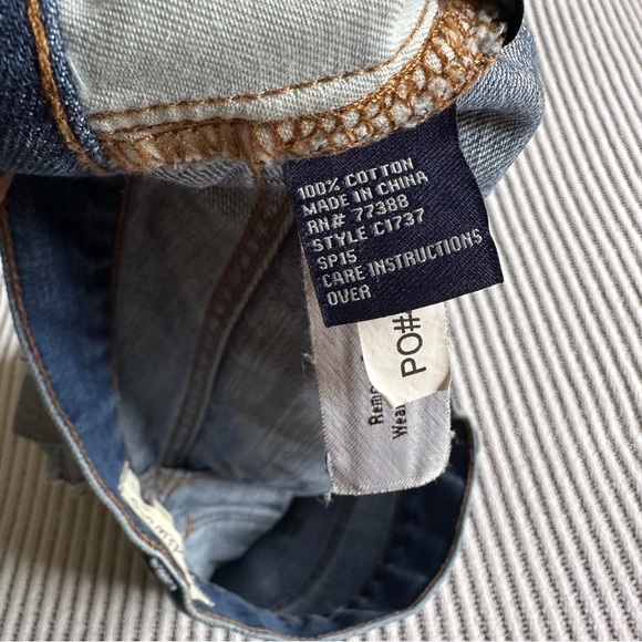 Madewell High-Rise Denim Jean Shorts Cutoff 100% Cotton Boyfriend - Picture 4 of 5